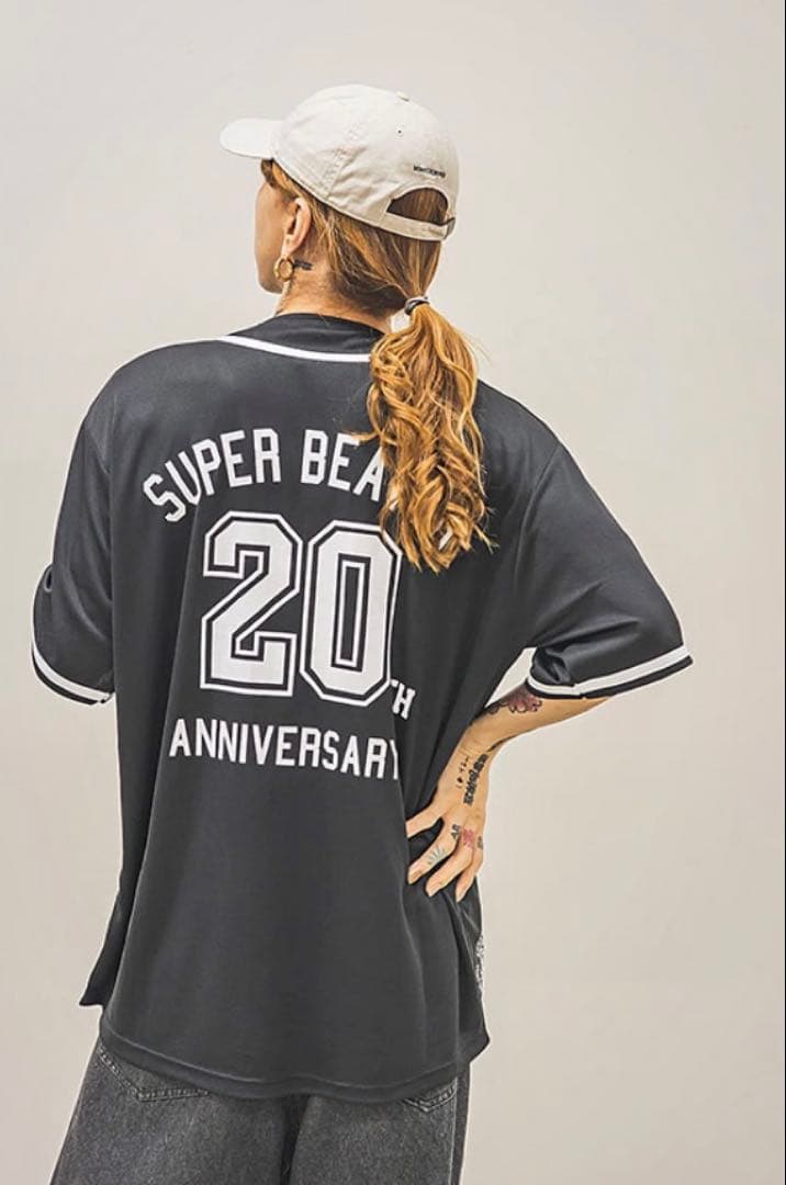 SUPER BEAVER ベースボールシャツ ブラック Mサイズ