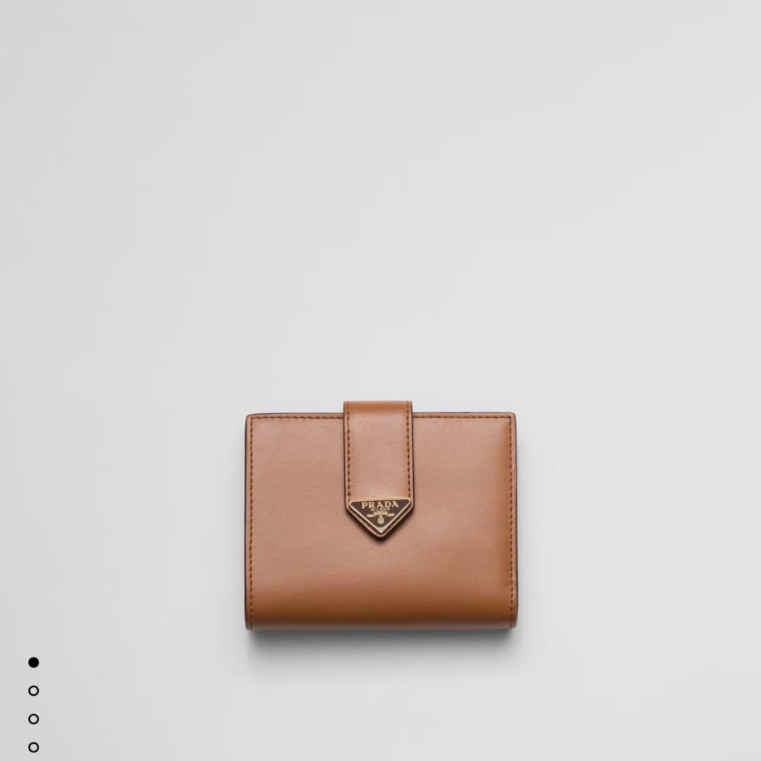 《hime》PRADA プラダ ブラウン 二つ折り財布