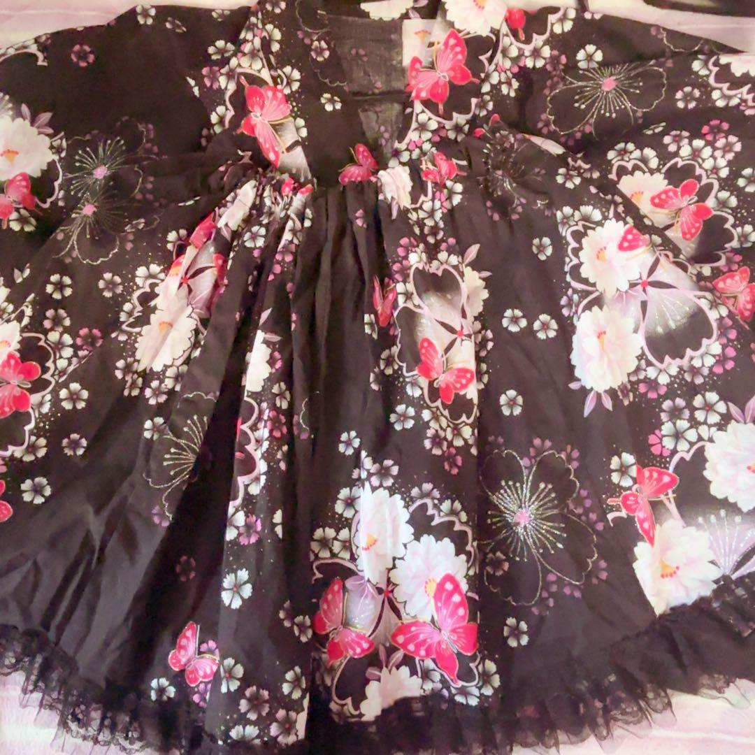 浴衣ドレス 大人 姫ギャル リボン帯セット