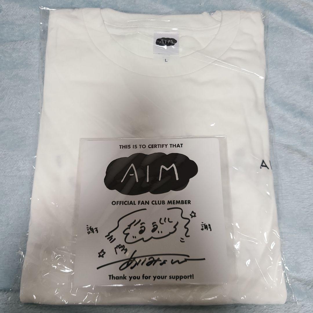 早い者勝ちです‼️あいみょんファンクラブ限定非売品Tシャツ直筆サイン色紙