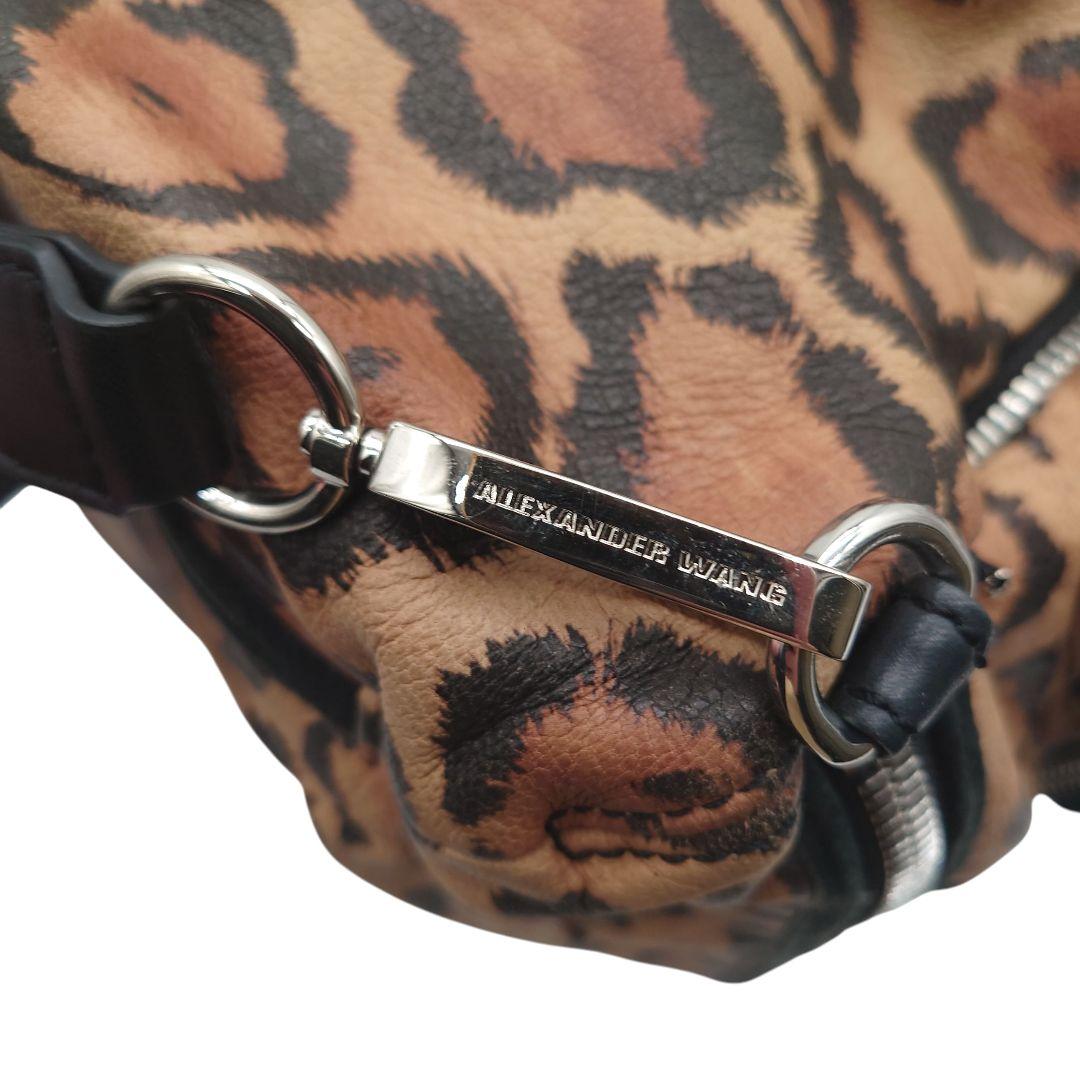 アレキサンダーワン　バッグ　レオパード　レザー　ショルダー　バッグ　ヒョウ柄