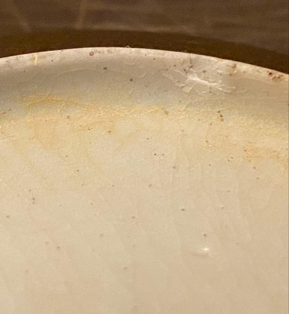 景徳鎮窯　染付絵皿　鑑賞台付 ・沈船品　ヴィンテージ　レア ・台湾茶器