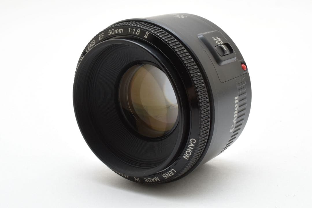 付属品付き キャノン 単焦点レンズ Canon EF 50mm F1.8 II