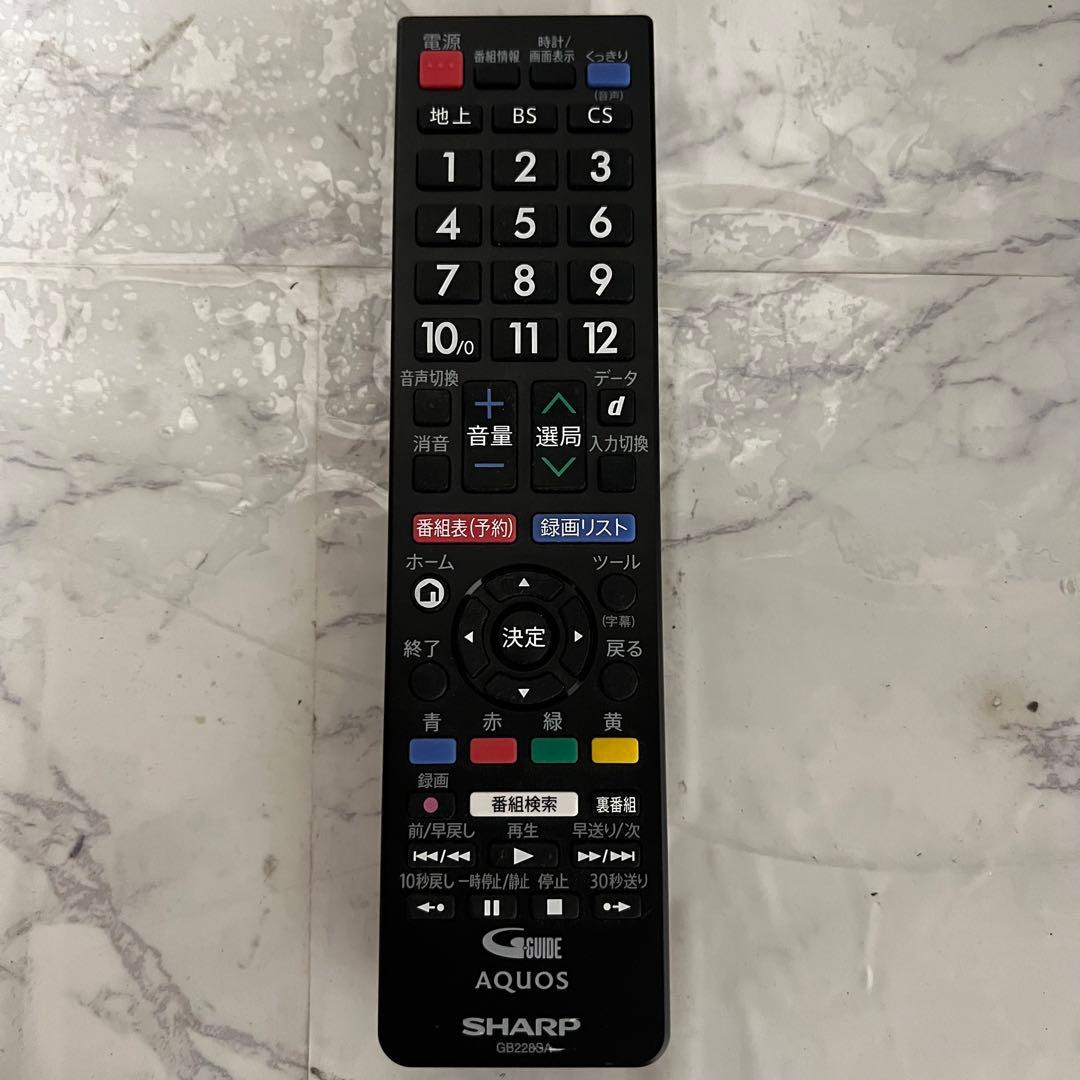 即日受渡❣️全国送料込SHARP 40型液晶テレビ外付けHDD対応裏番組録画