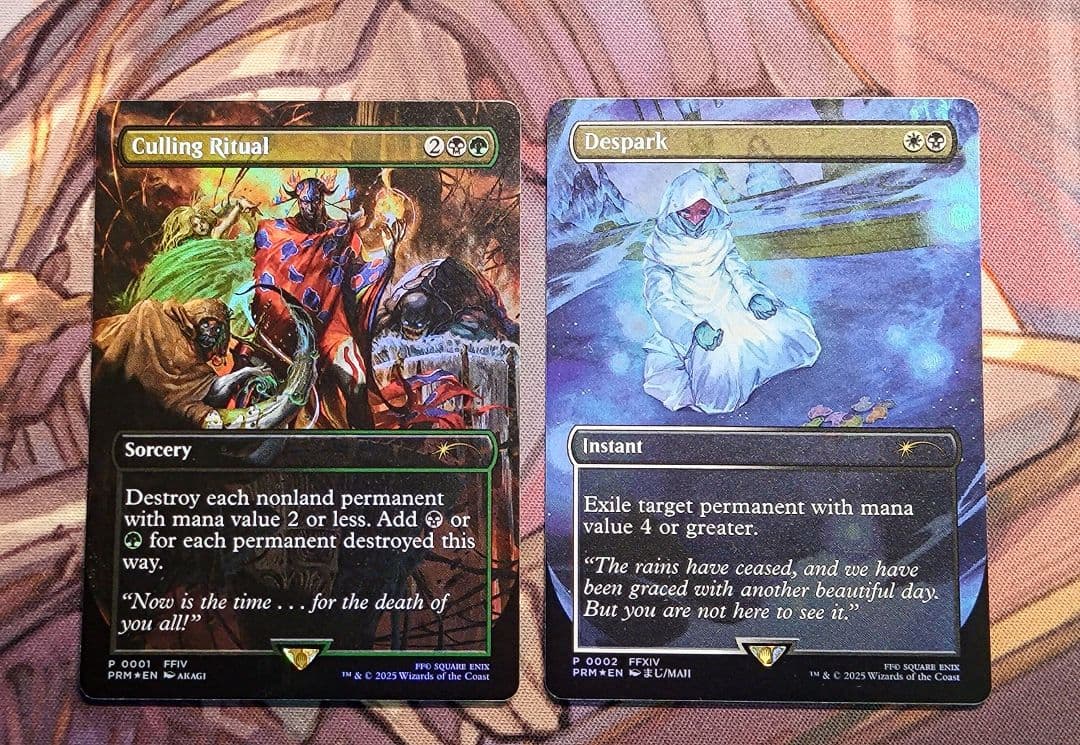 MTG コマンダーパーティ プロモ 選別の儀式 灯の燼滅 Foil 2枚セット