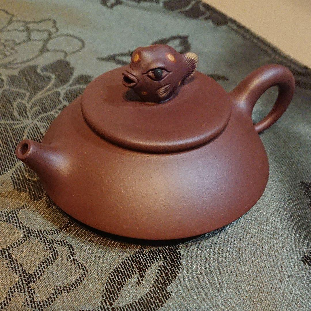 中国茶器 急須 河豚