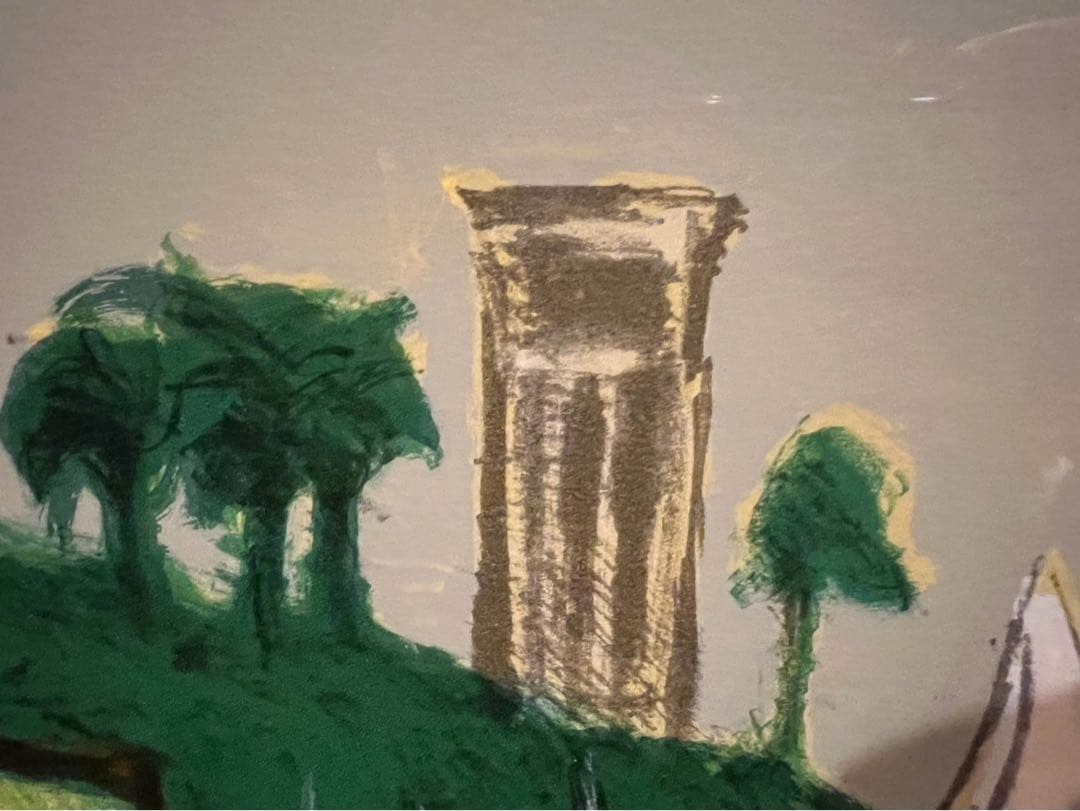 まおぽん＊吉岡耕二 aswan リトグラフ 絵画 額縁 アート