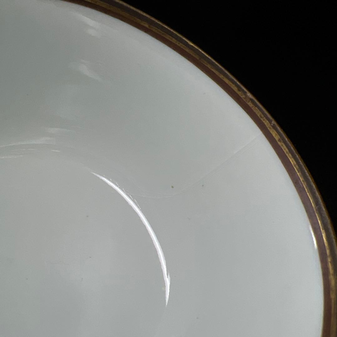 九谷　吉田製　極上手　茶托付蓋茶碗4客　東Y7-1203☆2F