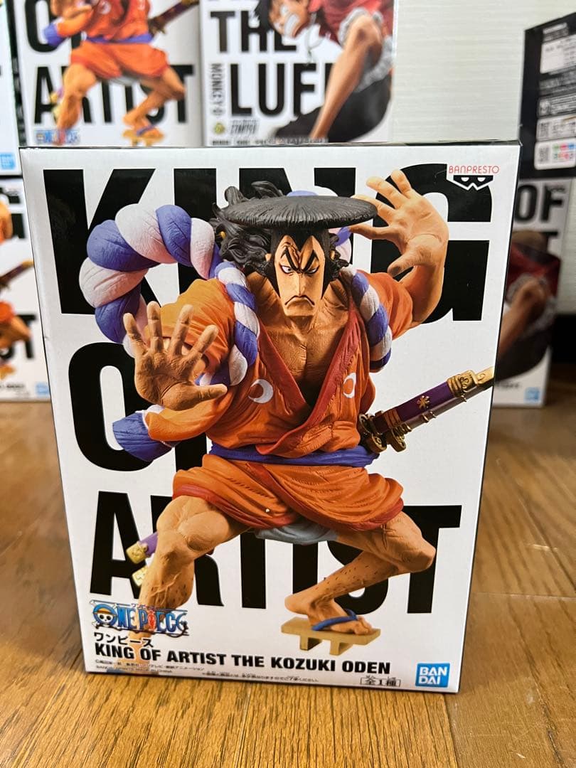 12個 ワンピース KING OF ARTIST ルフィ 光月おでん フィギュア