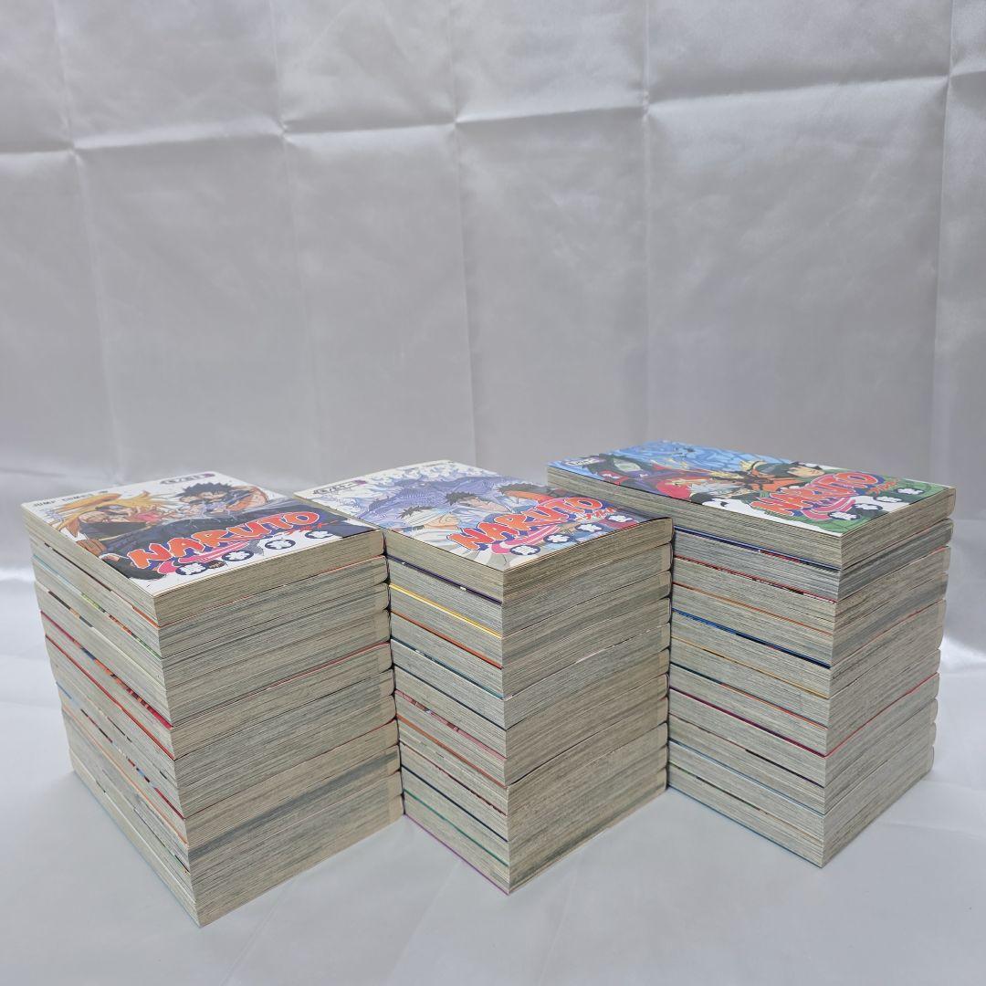 NARUTO 全72巻[完]+関連本12冊セット全巻簡易クリーニング済み/N01