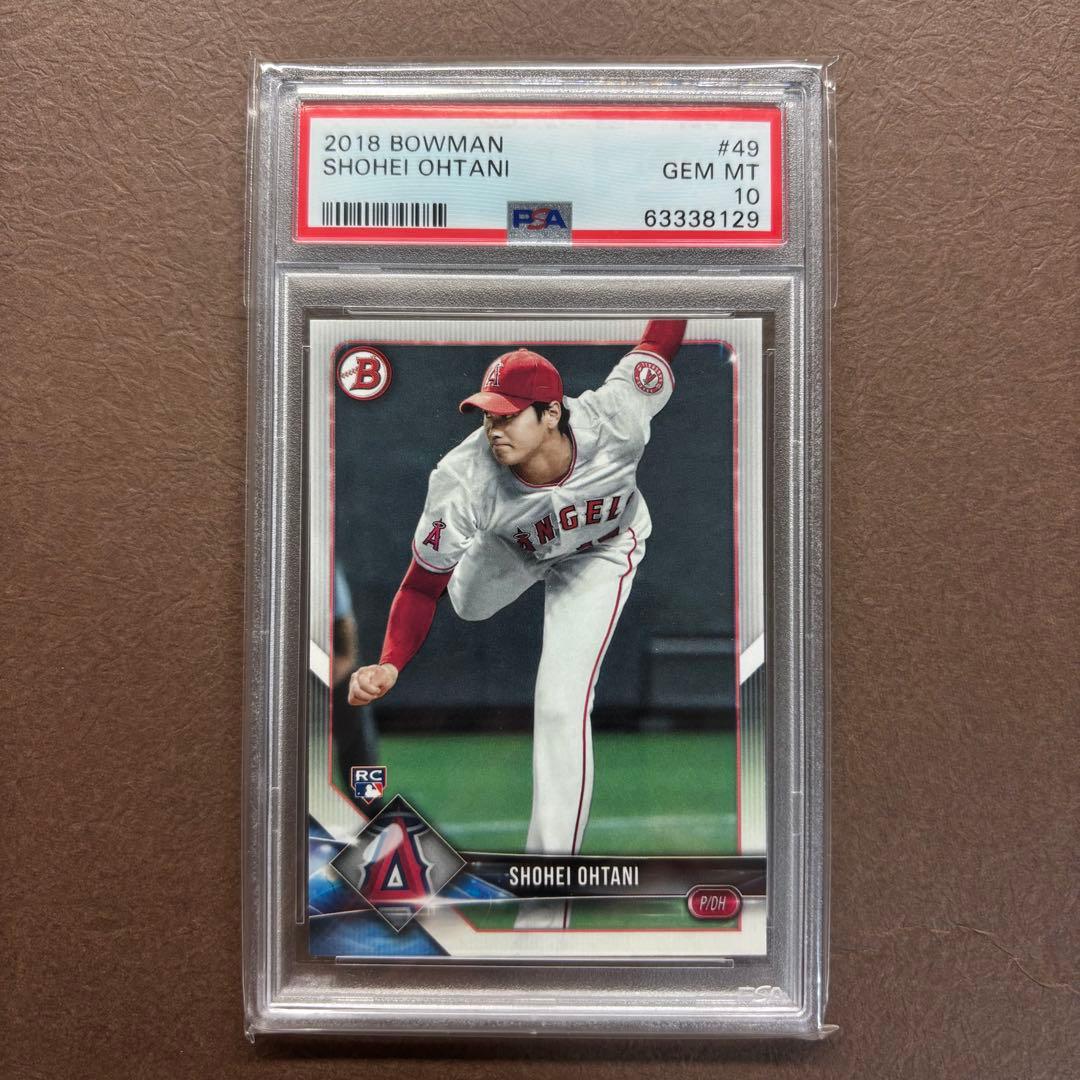 PSA10 2018 Topps Bowman 大谷翔平 ルーキー カード RC