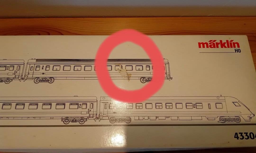 メルクリンHO #43304 客車・制御客車4両セット DC改造済