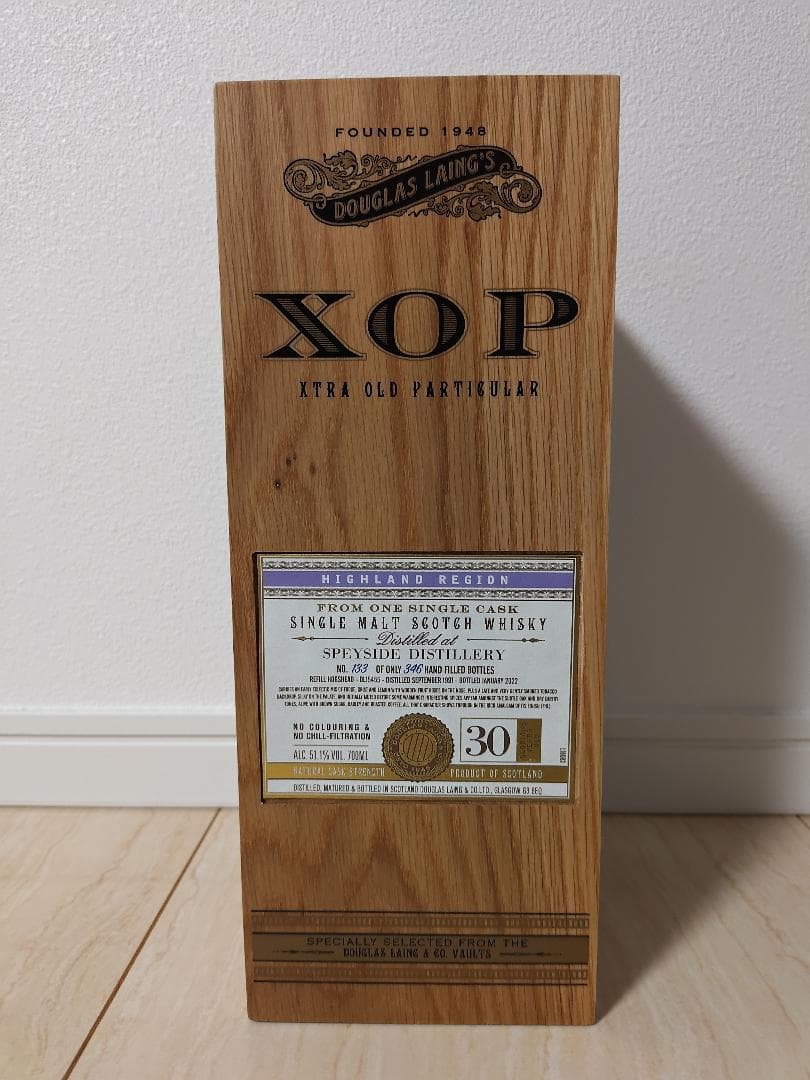 スペイサイド 30年 XOP エクストラオールドパティキュラー ダグラスレイン