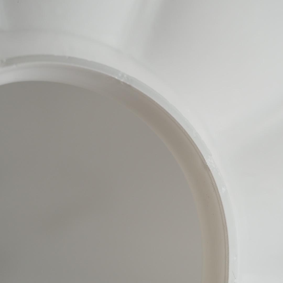 大正ガラス シェードランプ / ヴィンテージ 白 ミルクガラス