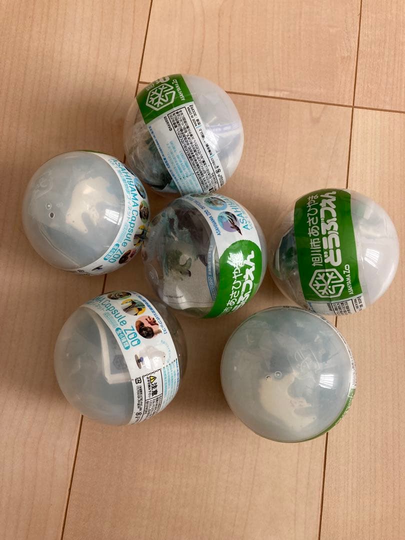 新品未開封　海洋堂　ガチャ　あさひやまどうぶつえん　vol.1 6種