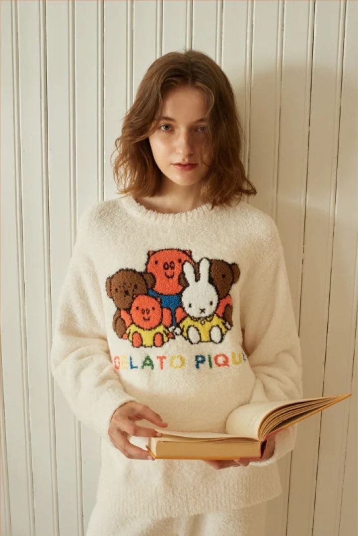 GELATO PIQUE ルームウェア アイボリー