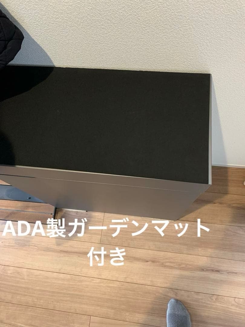 ADA ウッドキャビネット•ガンメタシルバー• 幅60㎝