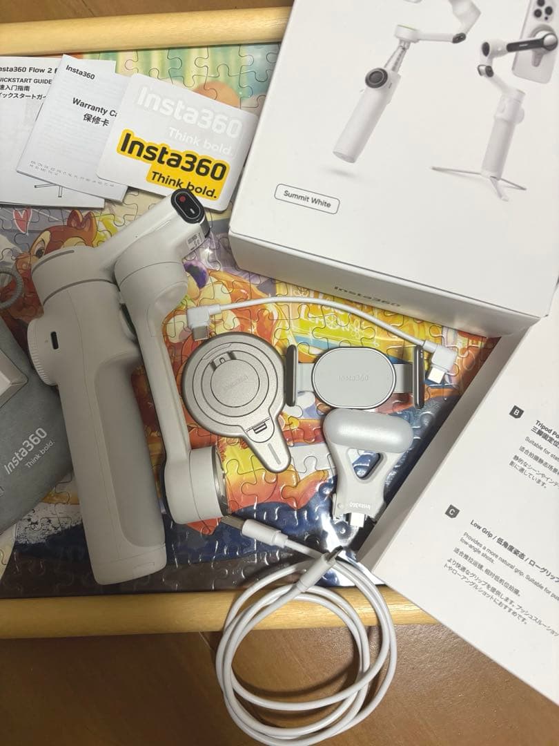 【美品】Insta360 Flow 2 Pro クリエイターキット ホワイト