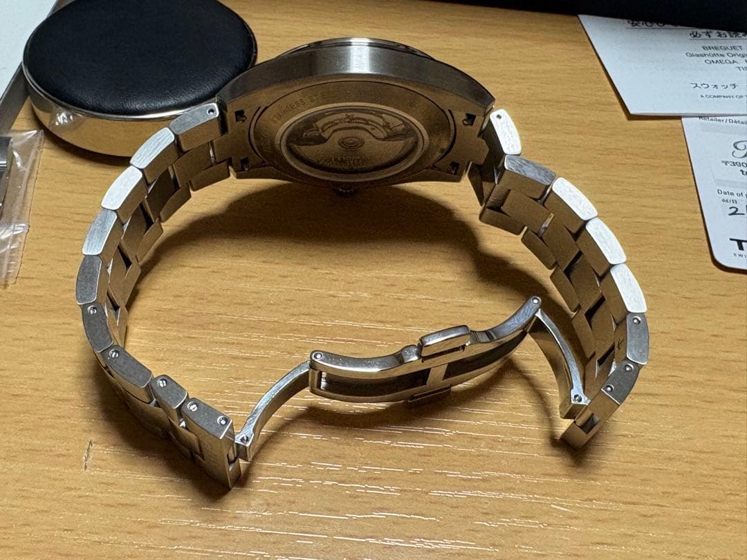 TISSOT ジェントルマン　パワーマティ ック80 シリシウム　アイスブルー