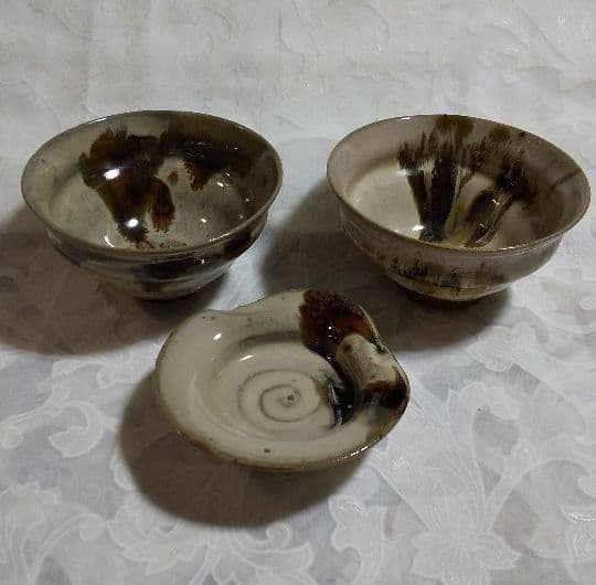 【お値引き】骨董 高取焼 向付（現川？）ニュウあり