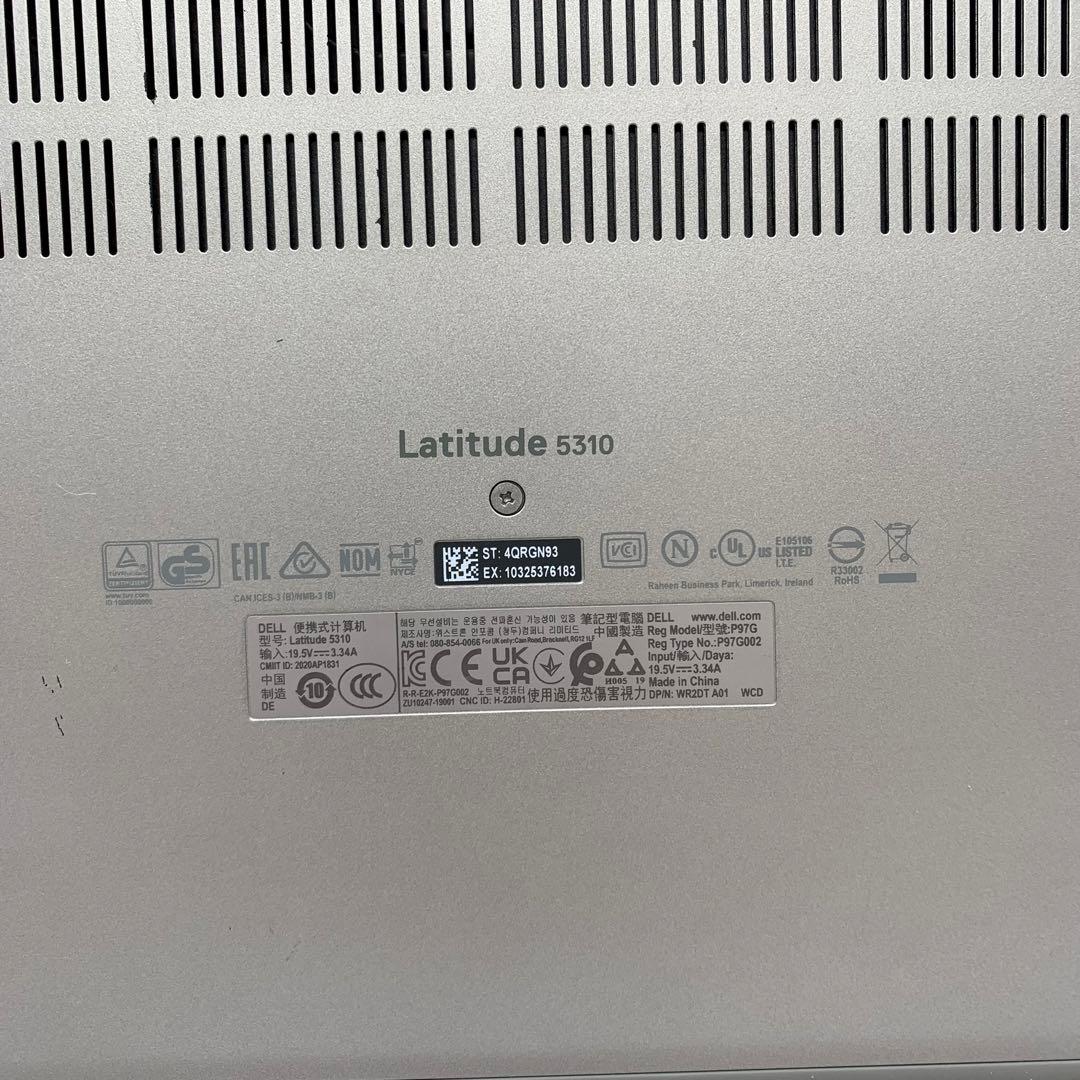 Dell Latitude 5310 | Core i5 第10世代| 256G
