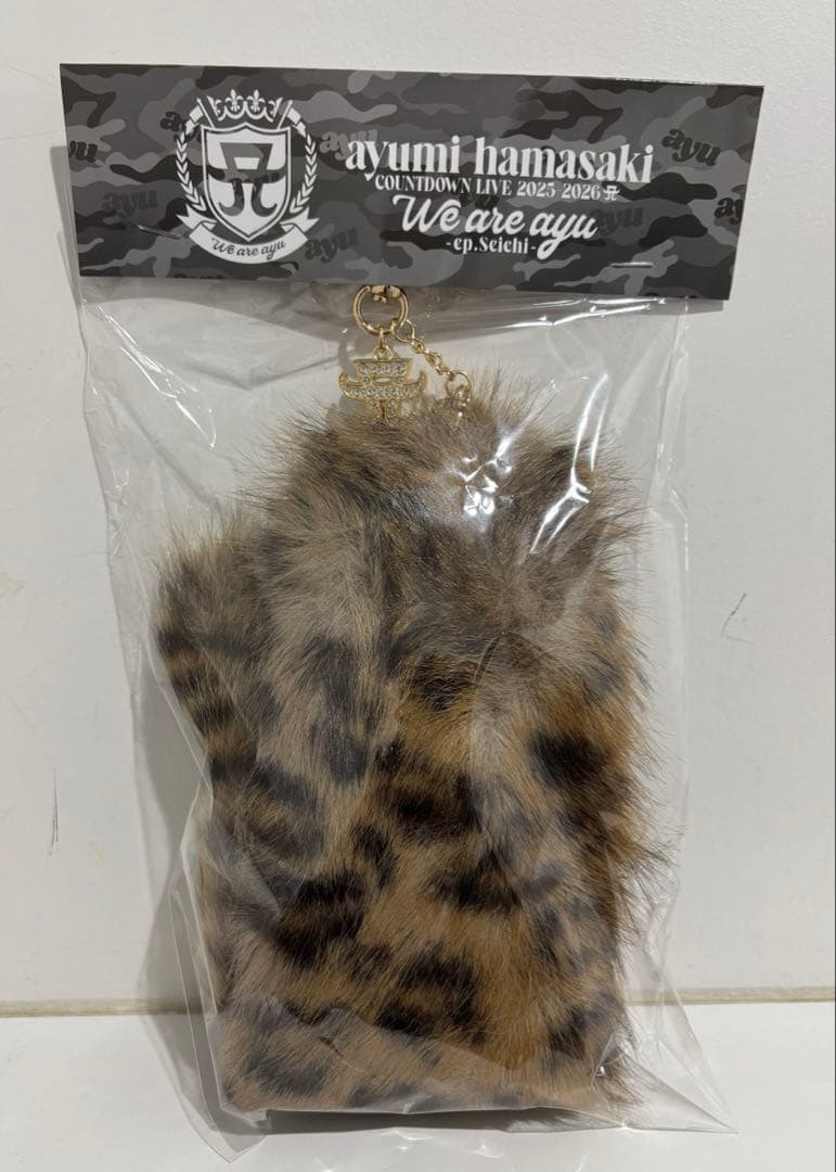 浜崎あゆみカウンドダウン グッズテールチャーム豹柄