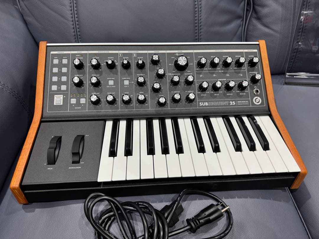 Moog Subsequent 25 デッキセイバーのカバー＋ケース付き