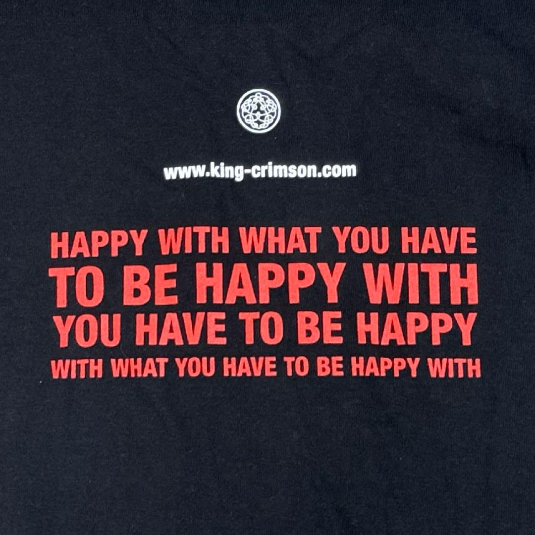 希少 00s ヴィンテージ バンドTシャツ KING CRIMSON 当時物 L