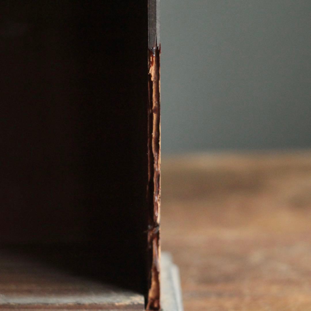 古い 木製 厨子 虫喰いあり 仏教美術 古道具 アンティーク オブジェ