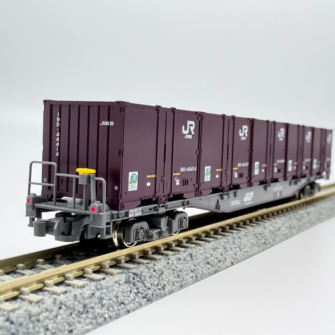 KATO コキ106＋107 コンテナ無積載10両セット 10-1432 ＋２両