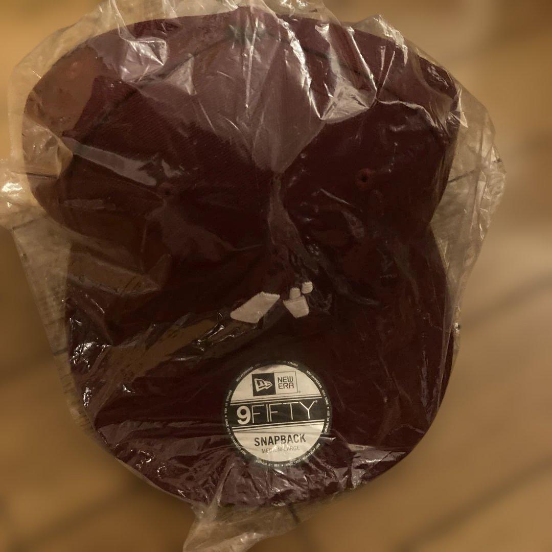 バナナマン ポップアップ NEW ERA キャップ 新品未開封 エンジ