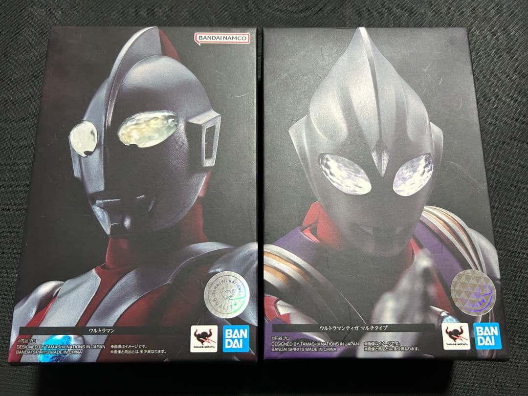 S.H.Figuarts（真骨彫製法） ウルトラマン&ティガ　開封済み