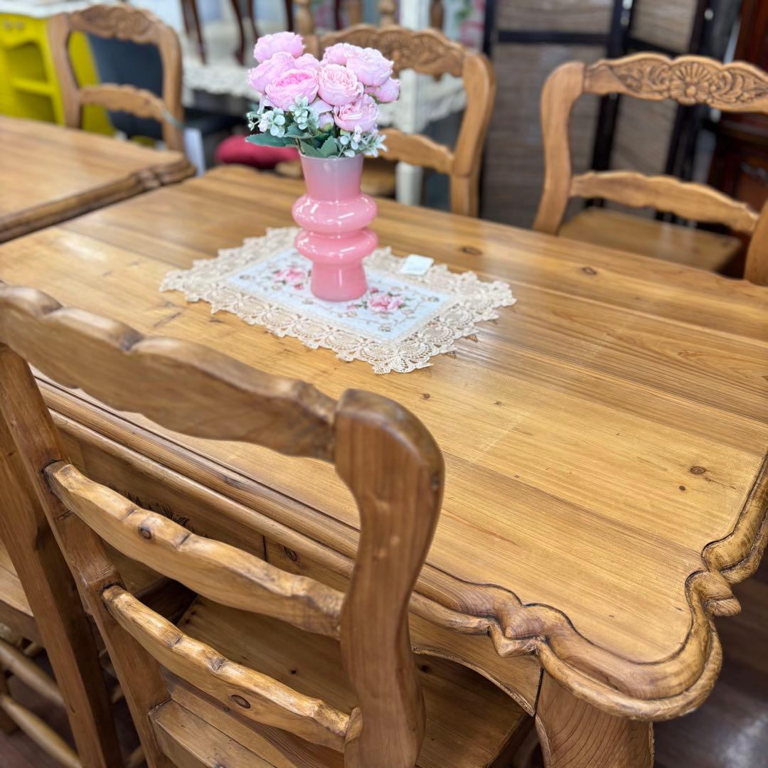 5点セット モンサンミッシェル ダイニングテーブル