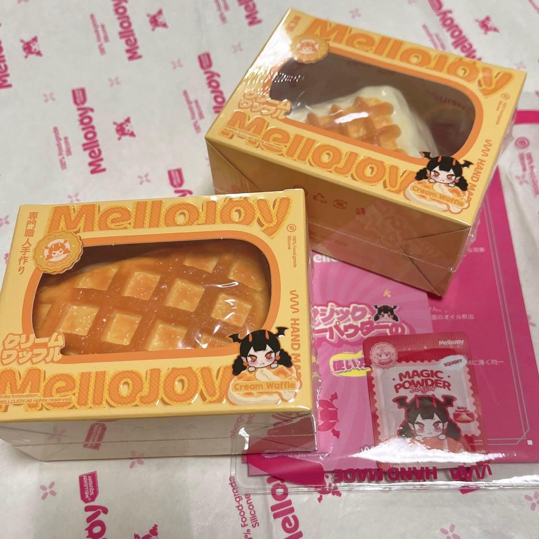 mellojoy メロジョイ クリームワッフル スクエア 三角
