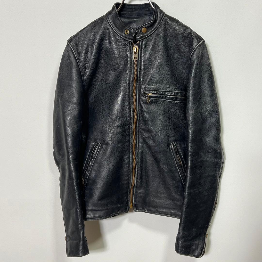 VANSON バンソン　シングル　ライダース　ジャケット　サイズ34