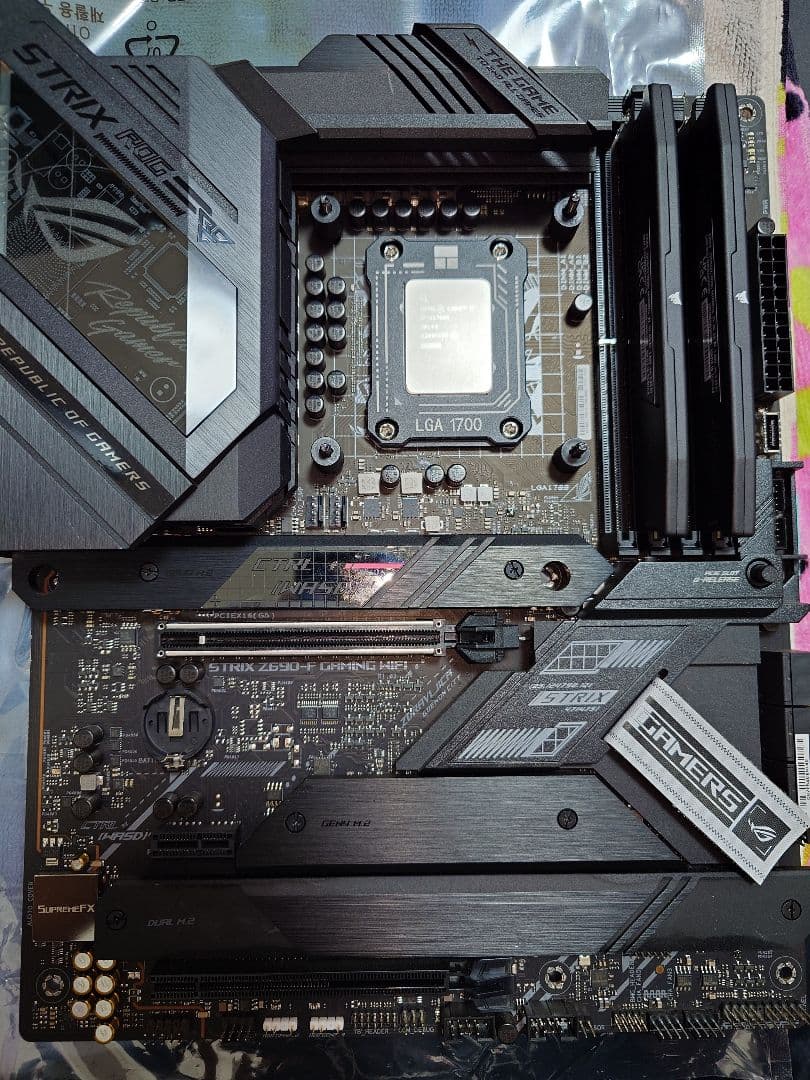 STRIX Z690-F GAMING マザーボード CPU メモリセット