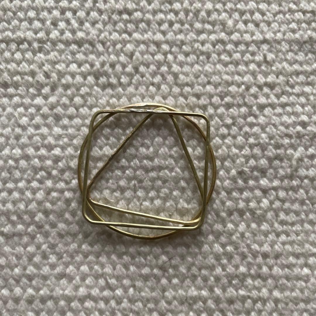 よしよし　ハンドメイド　真鍮　飾り　輪っか　リング　4種類　21個