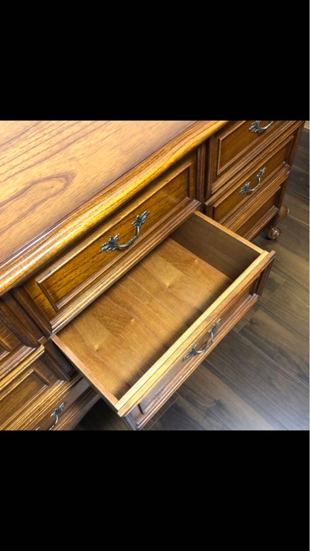 アンティーク　猫足　ロココスタイル　チェスト　キャビネット　ヴィンテージ