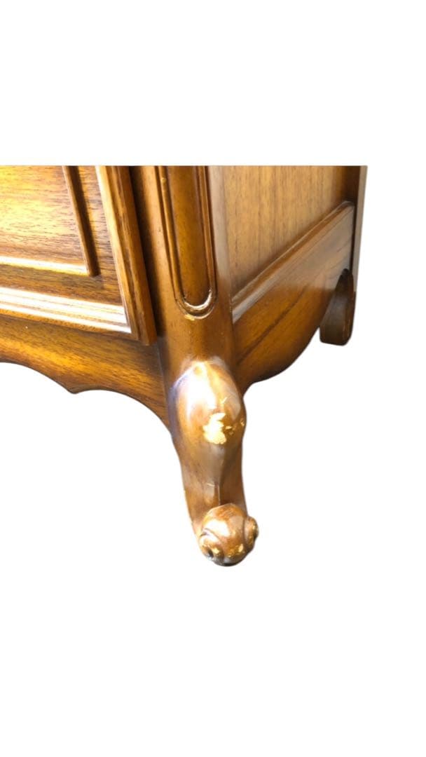 アンティーク　猫足　ロココスタイル　チェスト　キャビネット　ヴィンテージ