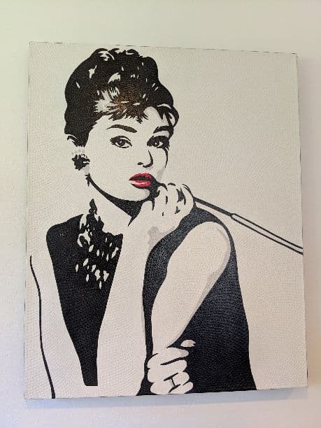 バリ島　絵画　女性像