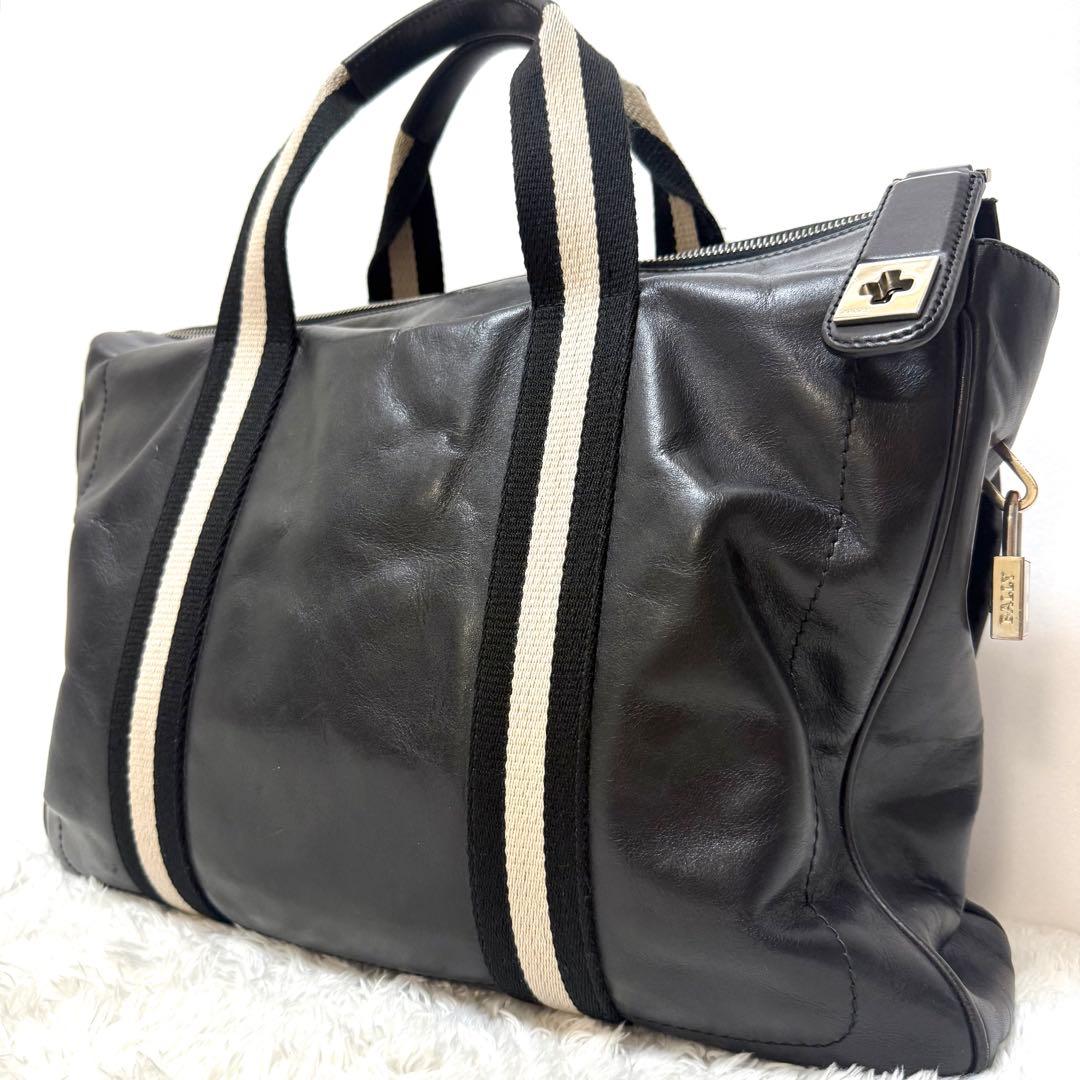 BALLY バリー　メンズビジネスバッグ　ブリーフケース　ブラック　レザー