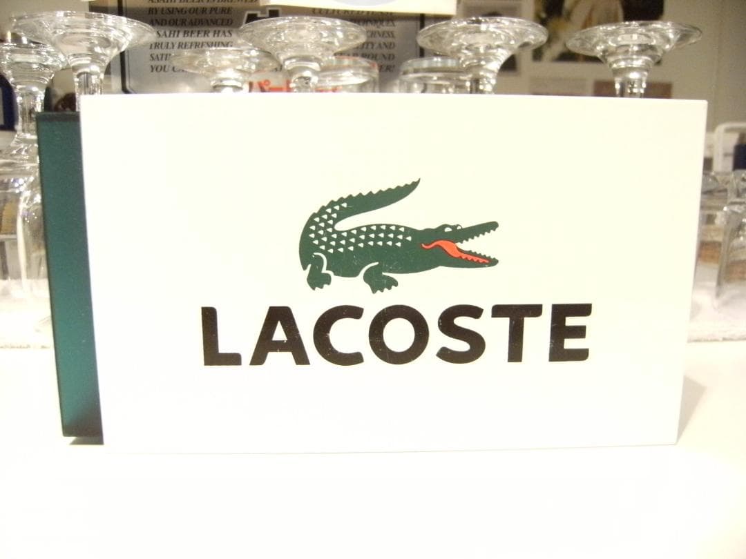 店頭用 デイスプレイ 展示品 ノベルティ LACOSTE ラコステ 看板 飾り物