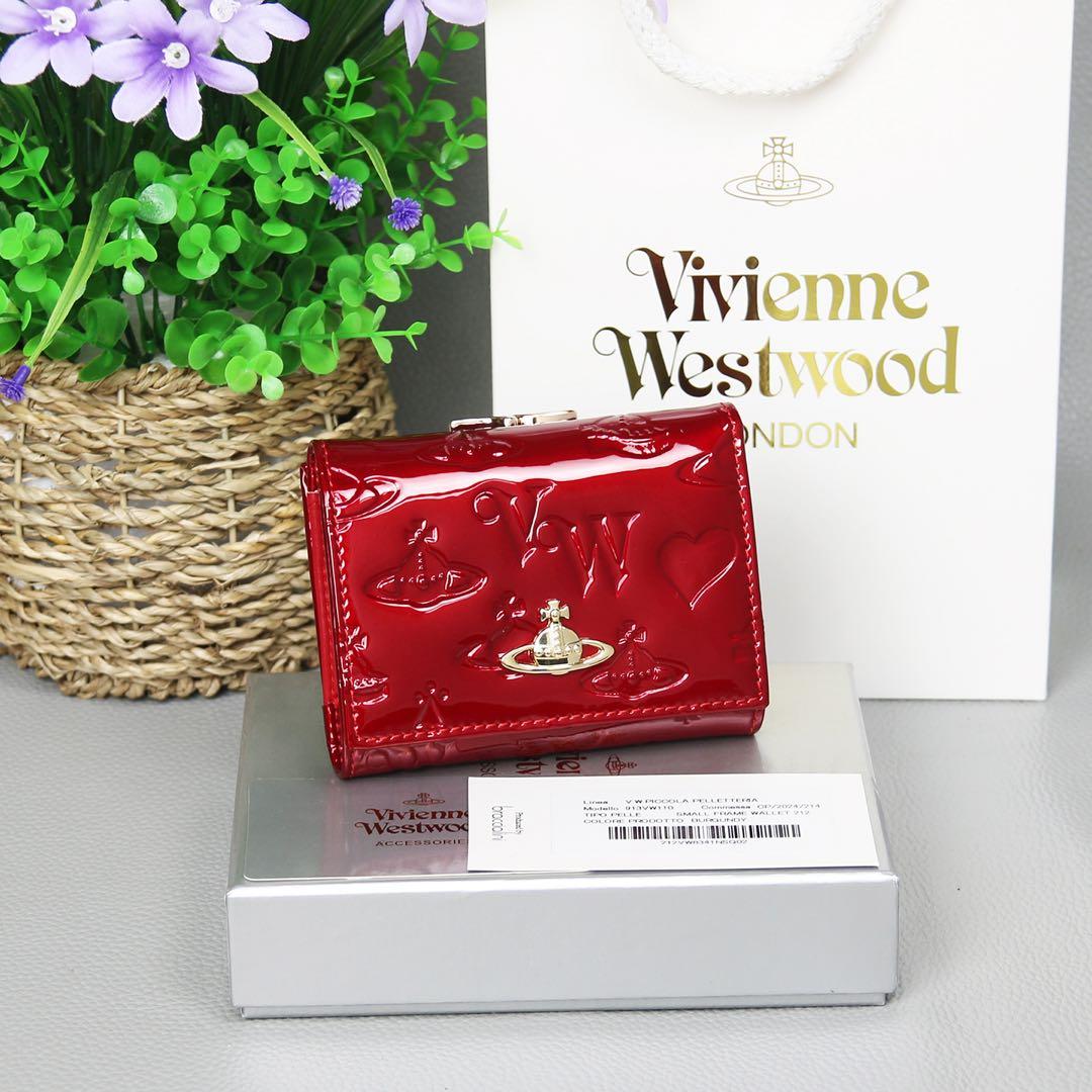 Vivienne Westwood ヴィヴィアン三つ折り財布 赤o 2