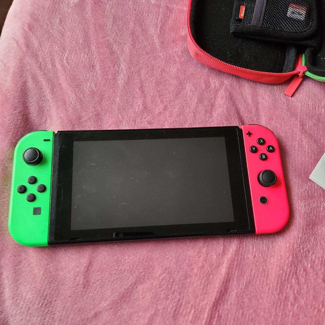 Nintendo Switch グリーン/ピンク