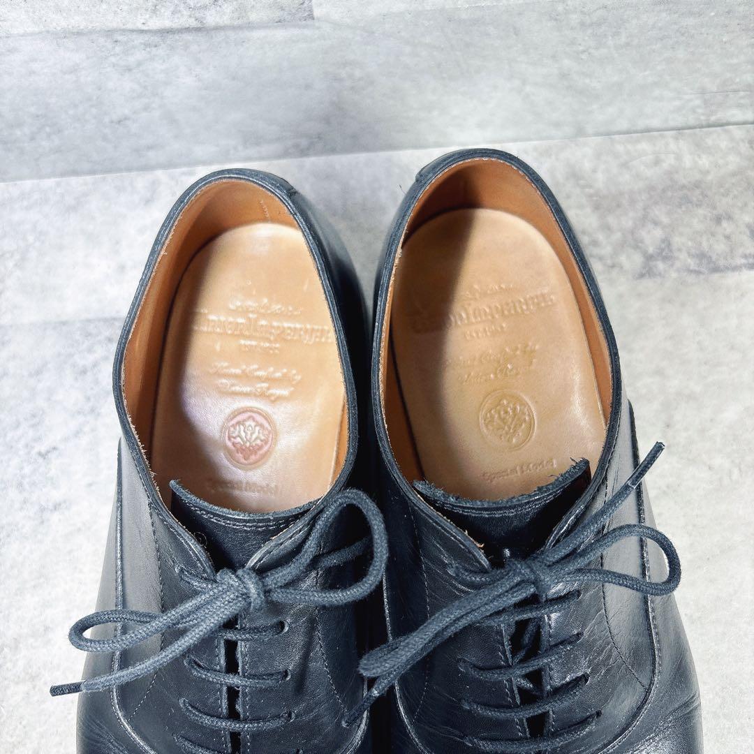 良品✨ユニオンインペリアル 7.5 ストレートチップ 本革 黒 撥水