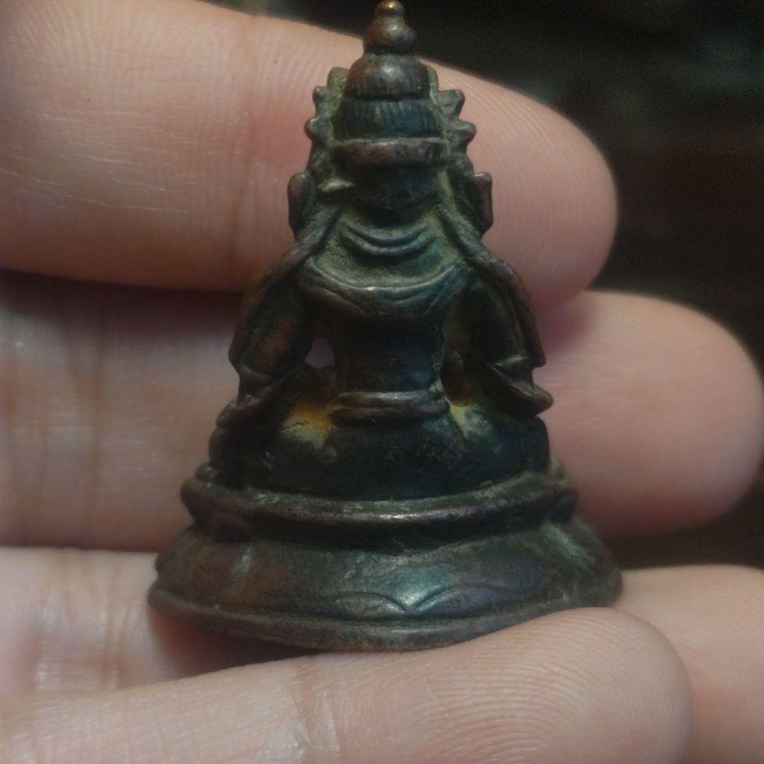 清時代　チベット仏像三点セット　随身仏仏像古美術骨董品唐物