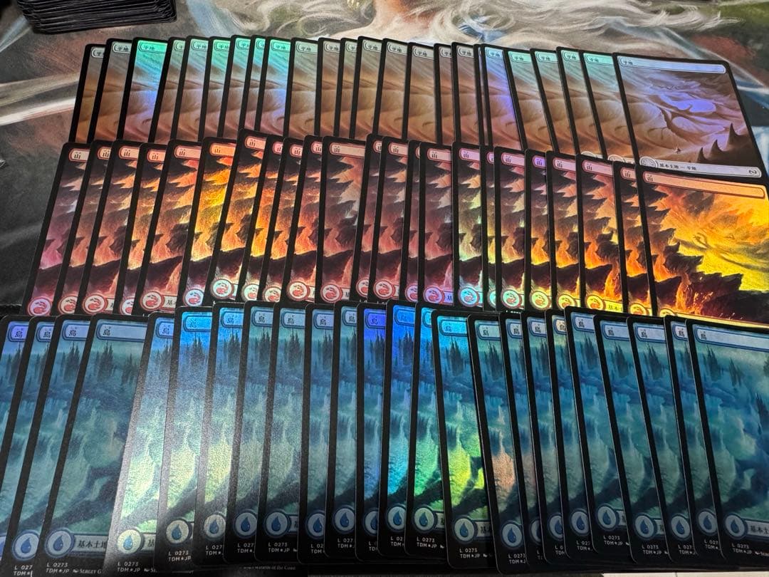 mtg タルキール龍嵐録　基本土地　foilセット