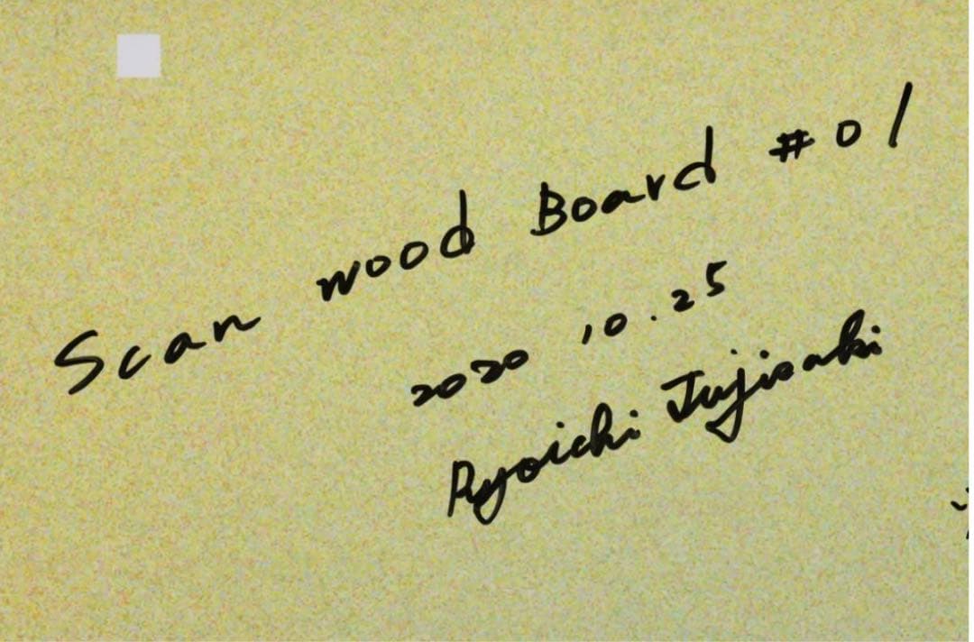 藤崎了一 PVCシート ウッドボード 「scan wood boad #01」