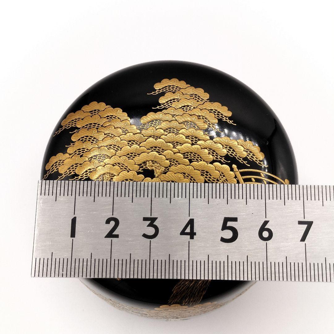 a191　棗　住吉　蒔絵　大棗　一瓢斉　茶道具　茶道　古物　古美術