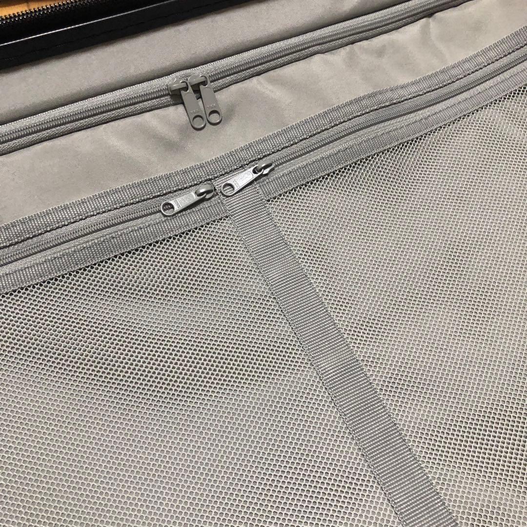 無印良品　キャリーケース 大型　88L ベージュ　スーツケースカバー付き